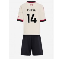 Liverpool Federico Chiesa #14 Koszulka Wyjazdowa dzieci 2025-26 Krótki Rękaw (+ krótkie spodenki)